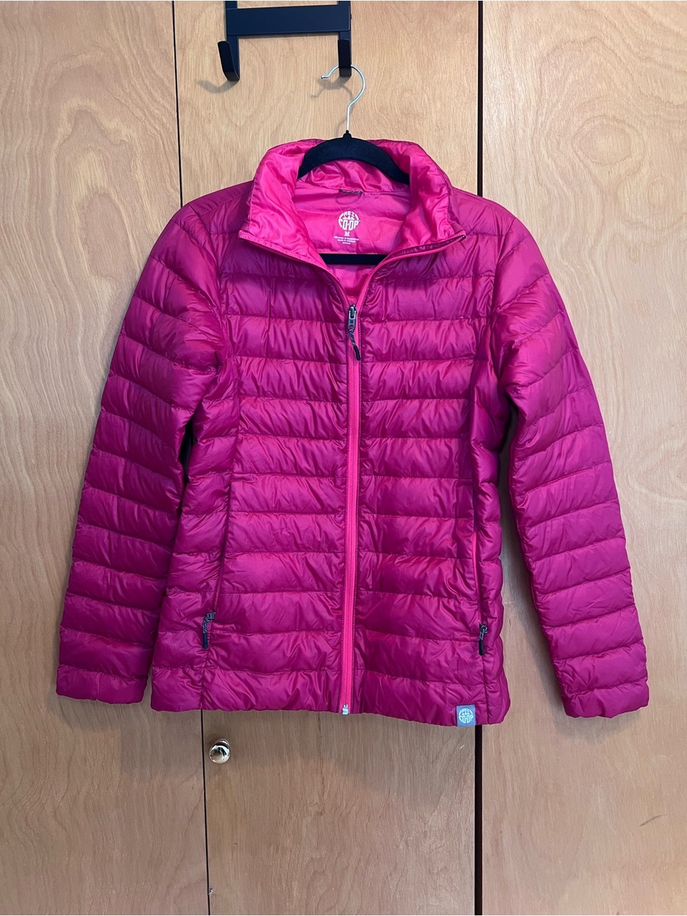 Rei Women’s Insulated Puffer Jacket Size Medium Magenta Pink
